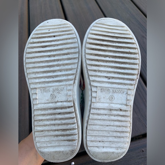 Steven madden kids be happy velcro sneakers size 9 - Picture 6 of 6